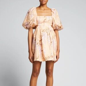 Zimmermann Rosa Cutout Mini Dress